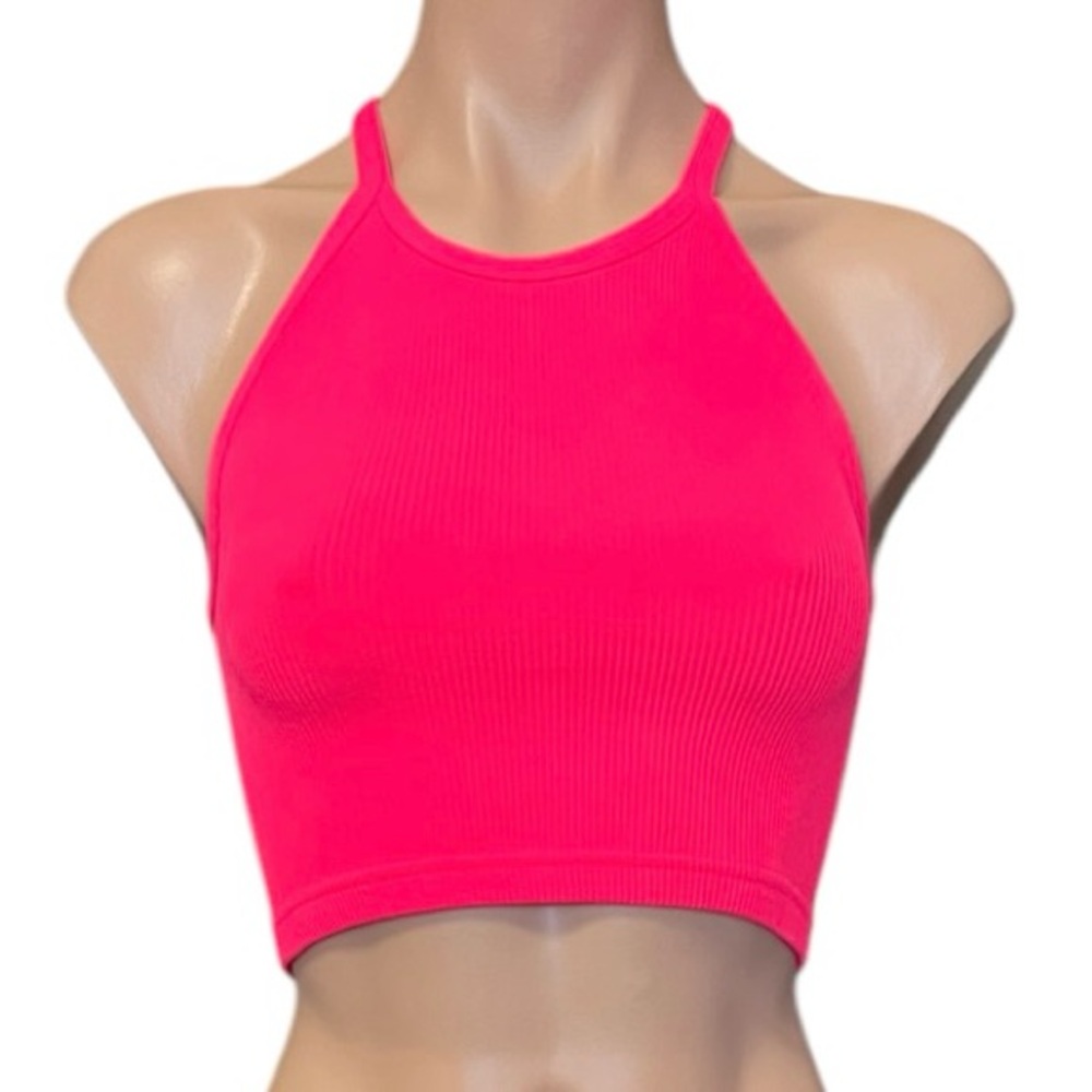 Free People Happiness Runs Tank Top In Pink XS/S NWOT